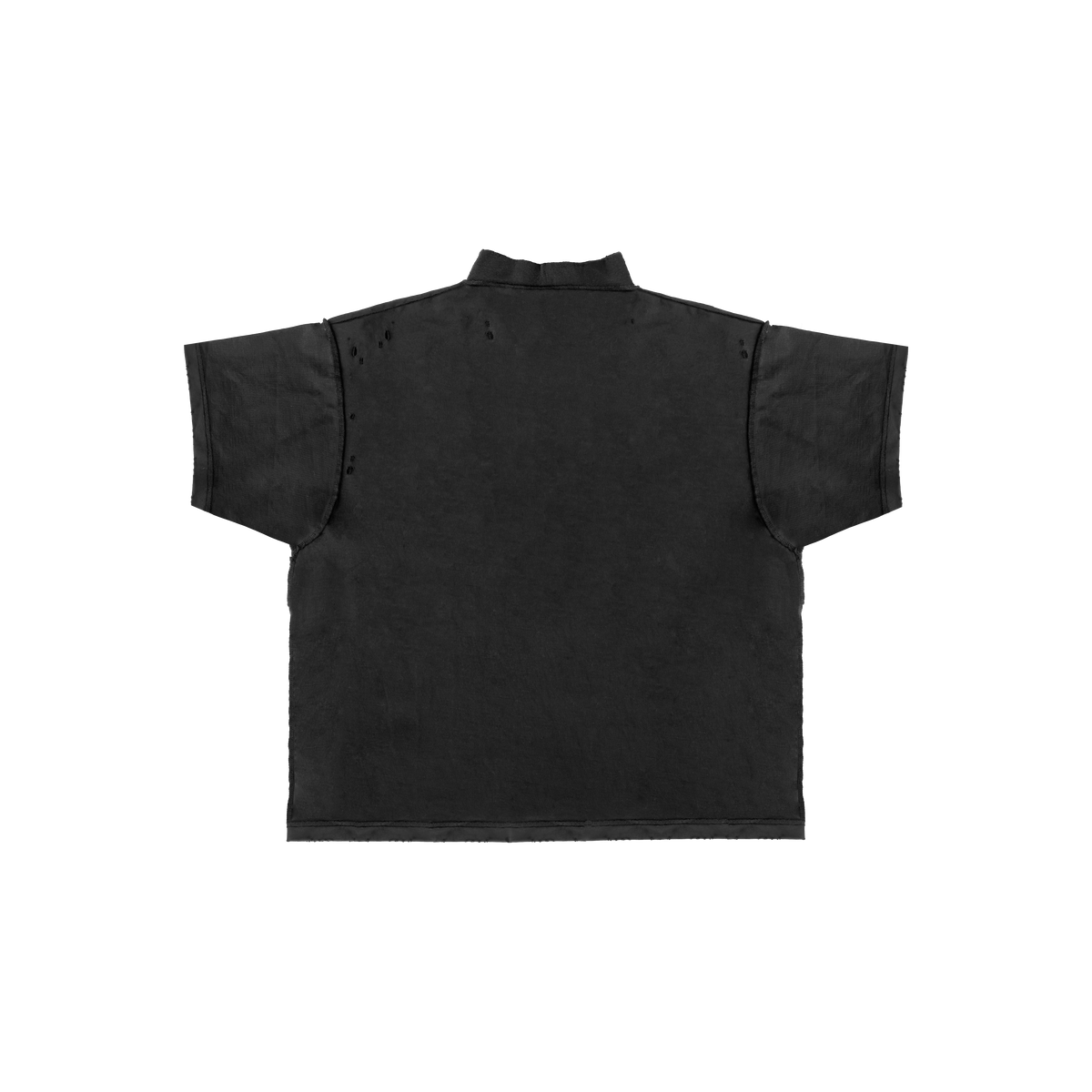 Premium Distressed Tee in Black