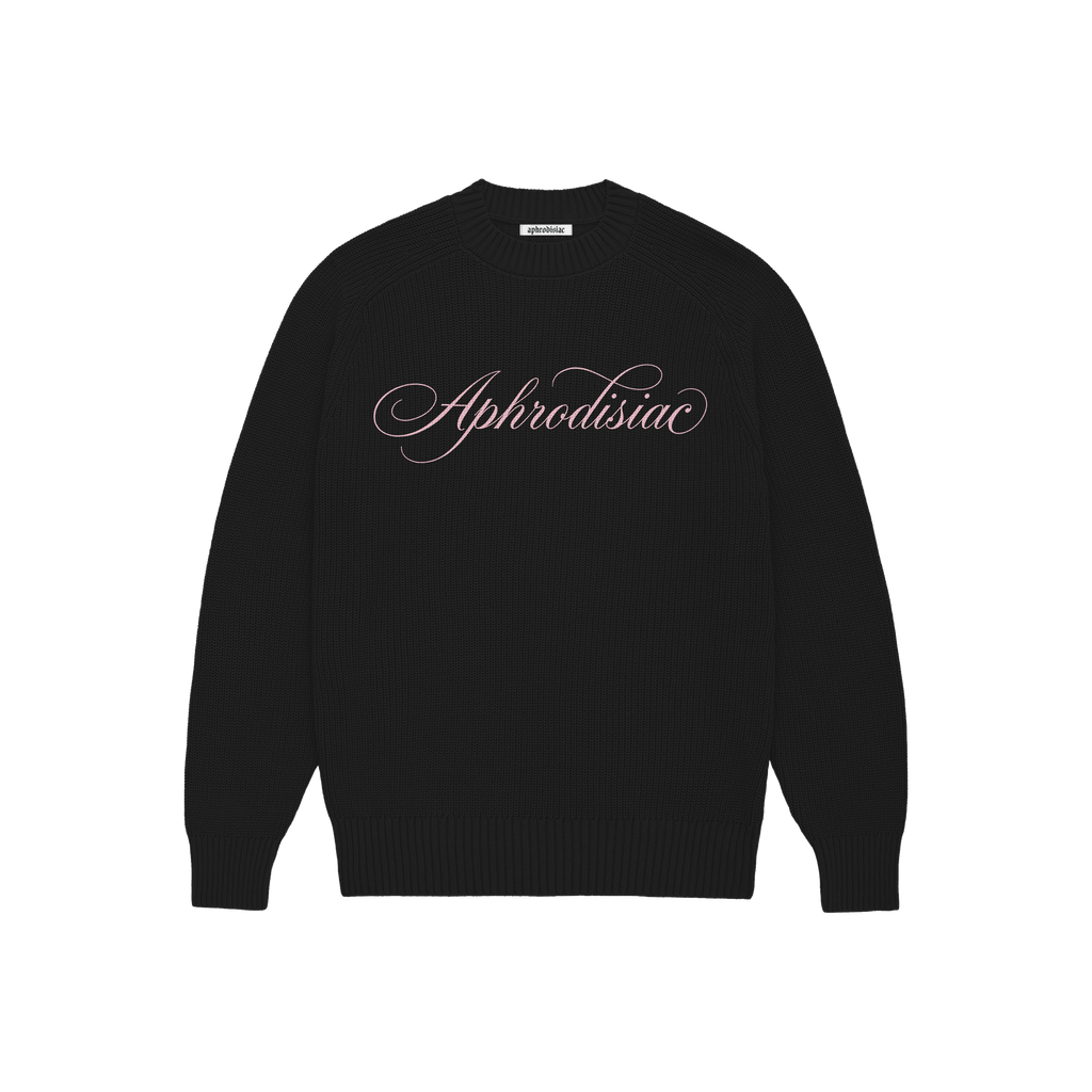 Knitted Crewneck in Black