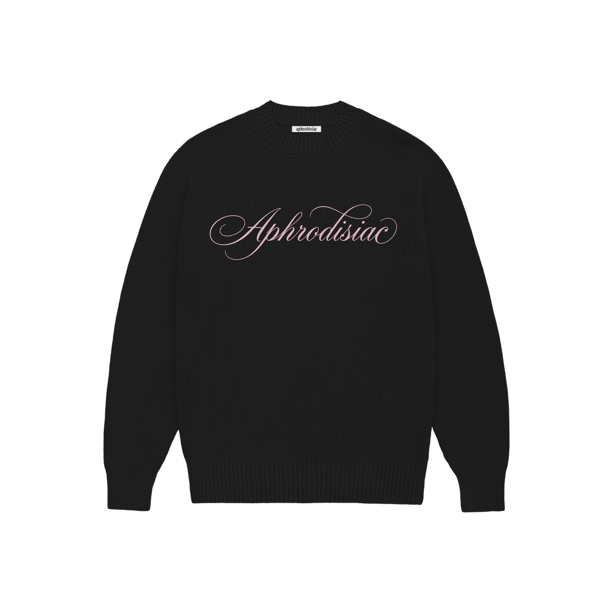 Knitted Crewneck in Black