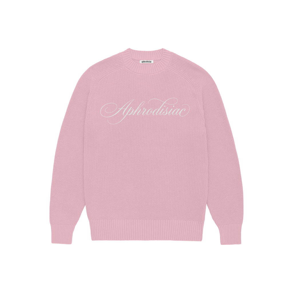 Knitted Crewneck in Pink