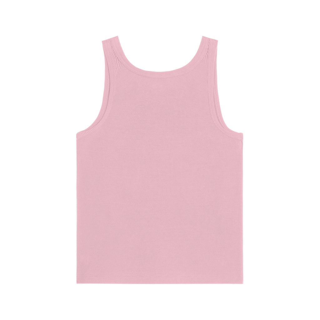 Ribbed Tank in Pink