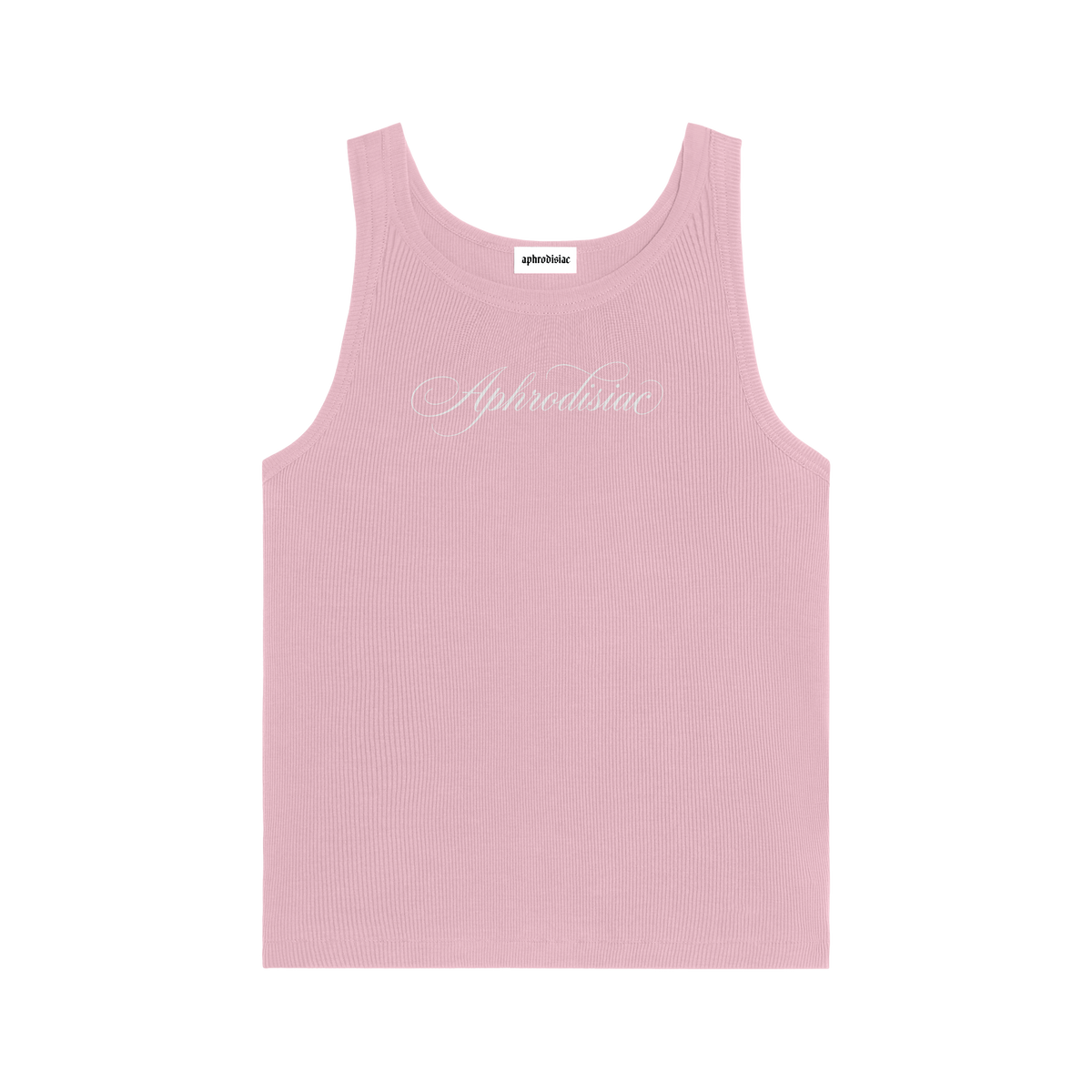 Ribbed Tank in Pink